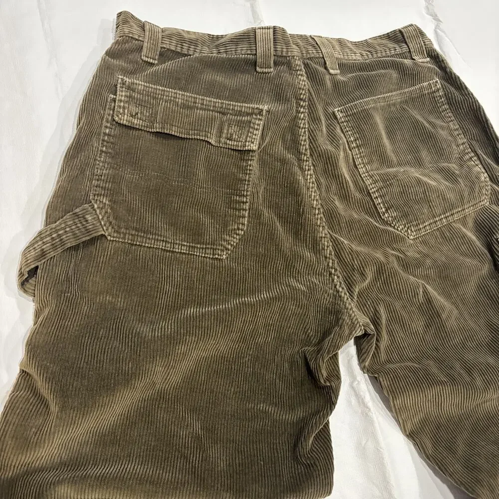 VTG Arizona Jean Co Double Knee Carpenter Corduroy Pants Skate Baggy 38X32 READ - Picture 8 of 13